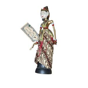 Indonesia Wayang Golek doll Abi Manyu from the 1940s